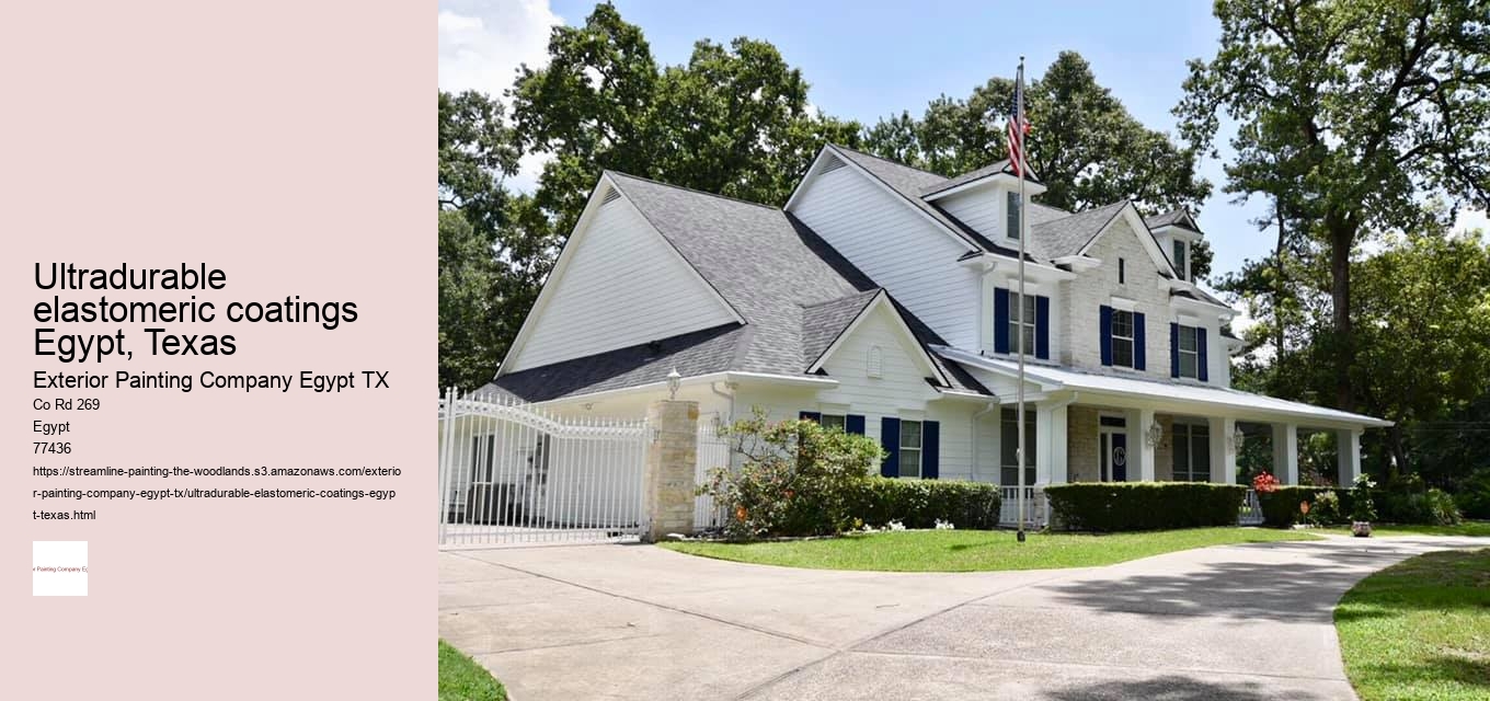 Ultradurable elastomeric coatings Egypt, Texas