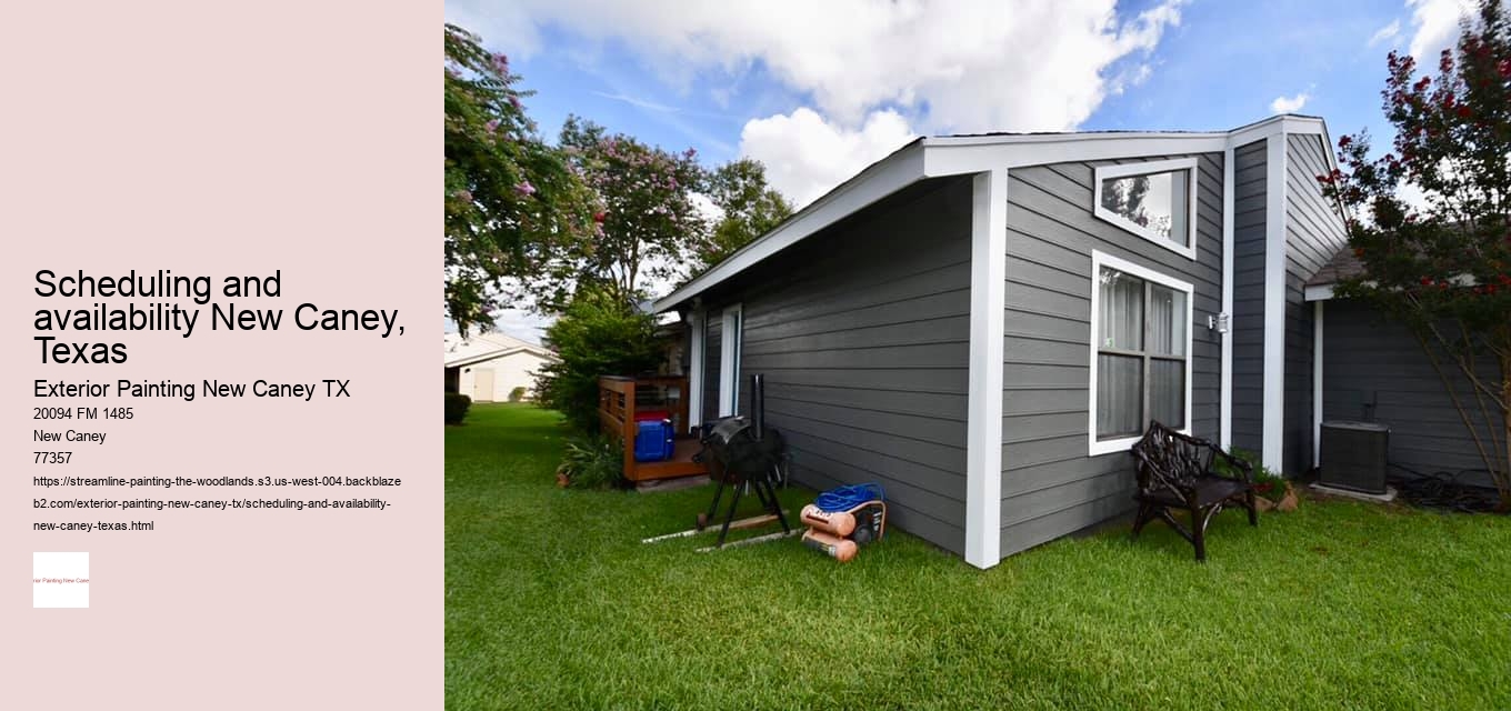 Scheduling and availability New Caney, Texas